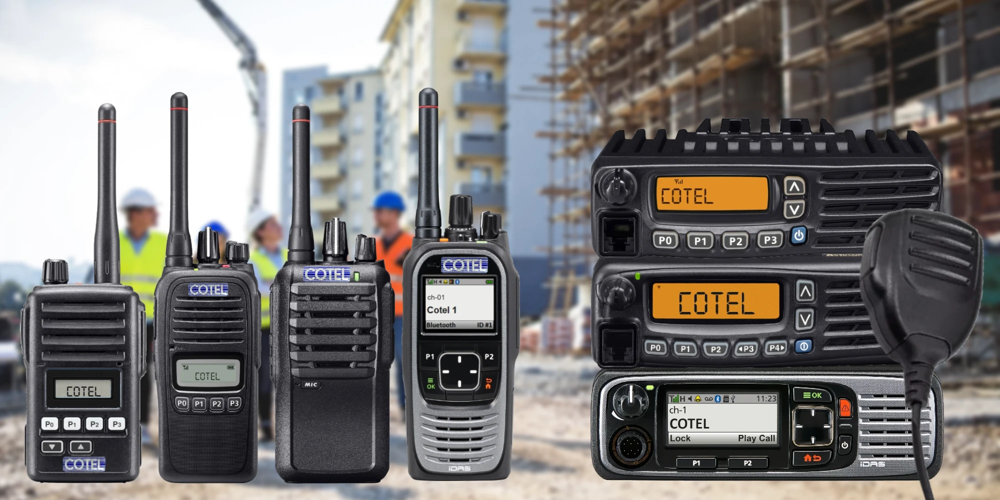 Digital 2 way radio and wireless walkie talkie systems. Our services give you the best communication for business. The Cotel Sitemaster system provides support and ease of contact.